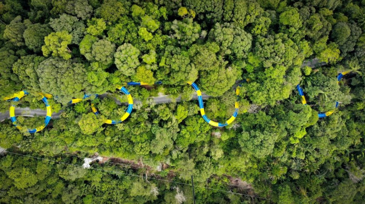 The Malaysian slide is three times longer than the previous record-holding chute in Germany
