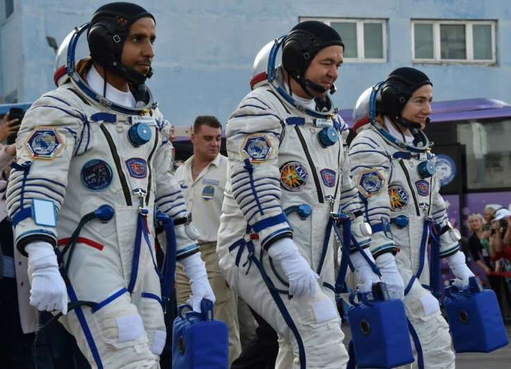 Mansoori along with Russia's Oleg Skripochka and NASA astronaut Jessica Meir