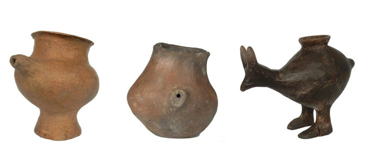 The bottles unearthed in prehistoric children's graves were used to wean infants, experts believe