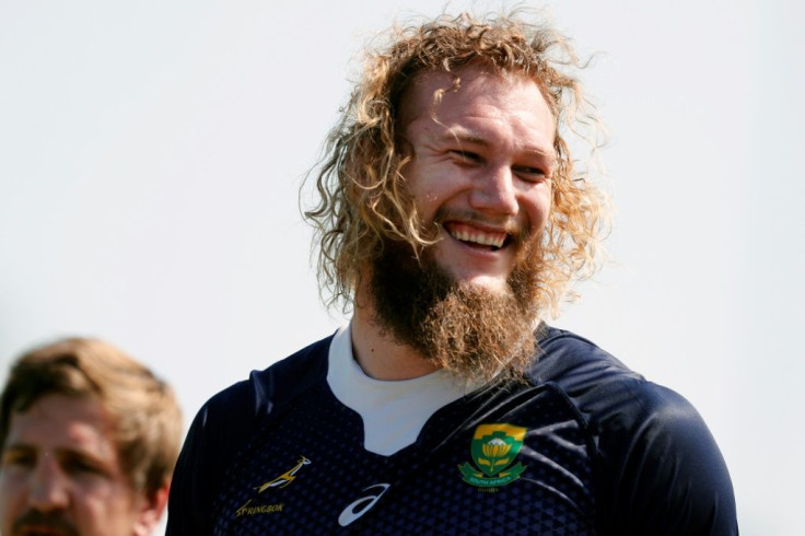 South Africa's lock RG Snyman's lock have drawn attention