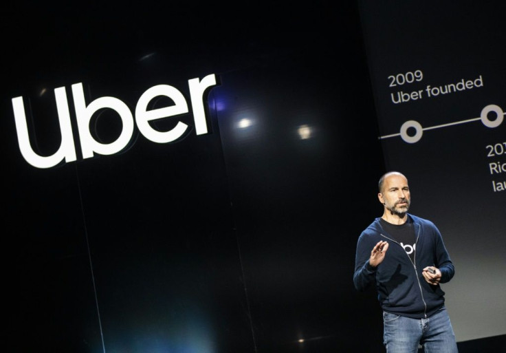 Uber CEO Dara Khosrowshahi unveiled a new version of its smartphone app at a San Francisco event
