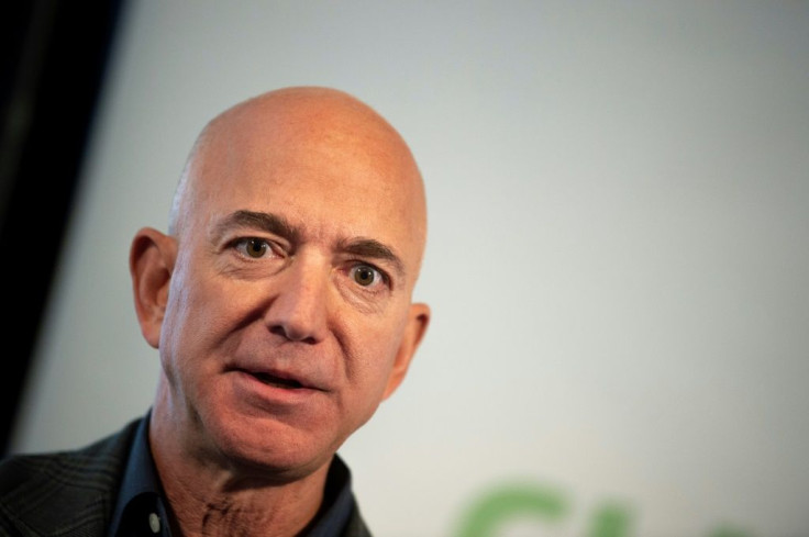 Amazon Founder and CEO Jeff Bezos speaks on company sustainability efforts on September 19, 2019 in Washington; Amazon is the latest company to be sued under a US law for profiting from property seized by Cuba's communist government after the 1959 revolut