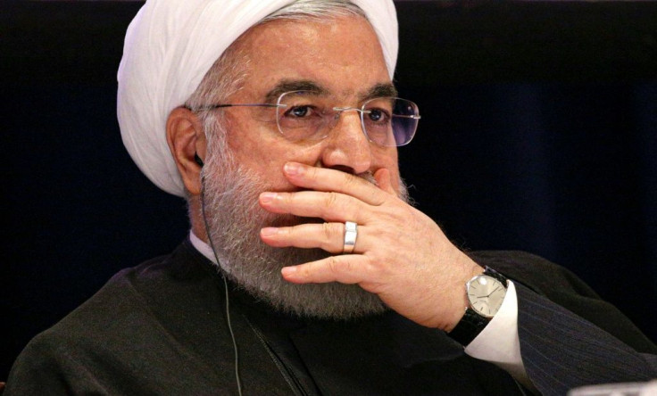 Iranian President Hassan Rouhani (pictured September 26, 2019) has long emphasised that US-Iran talks cannot happen until Washington lifts sanctions and ends its policy of "maximum pressure" on Tehran