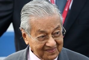 Malaysia's Prime Minister Mahathir Mohamad, seen here in September 2019, has criticized the international use of sanctions