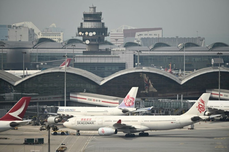 Dan Garrett said he was turned away after landing in Hong Kong