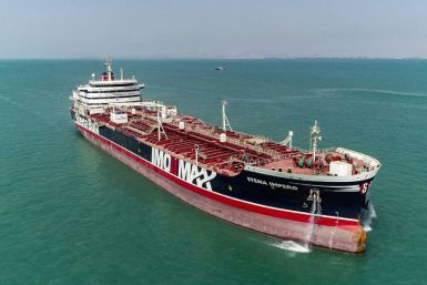British-flagged oil tanker Stena Impero leaves Bandar Abbas port in southern Iran where it had been detained for more than two months