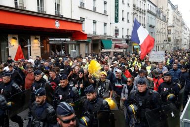 Yellow vest protesters also marched in Paris and other French cities