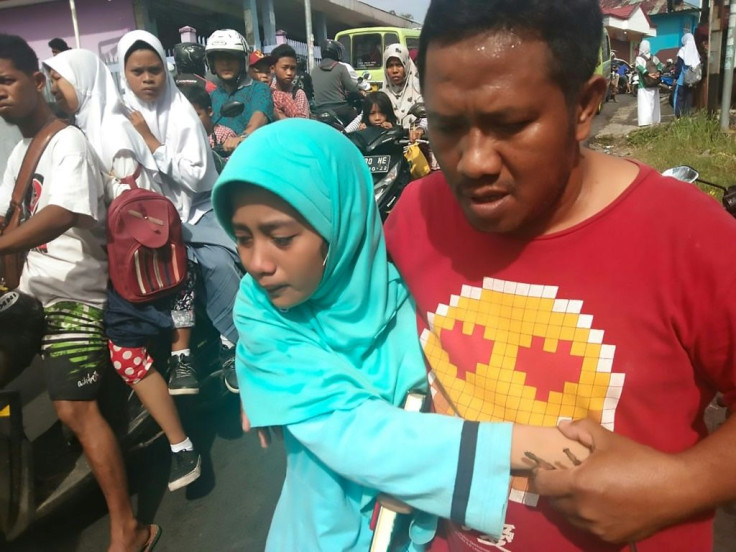Terrified residents in Indonesia's remote Maluku islands ran into the streets as buildings fell in around them when the tremor struck