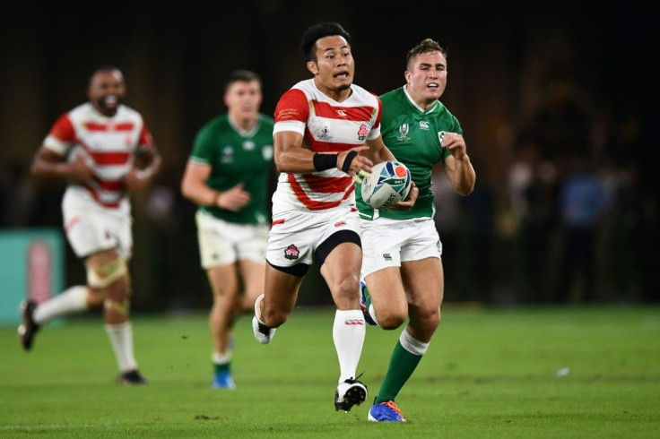 Kenki Fukuoka sent the country into rapture with his winning try against Ireland
