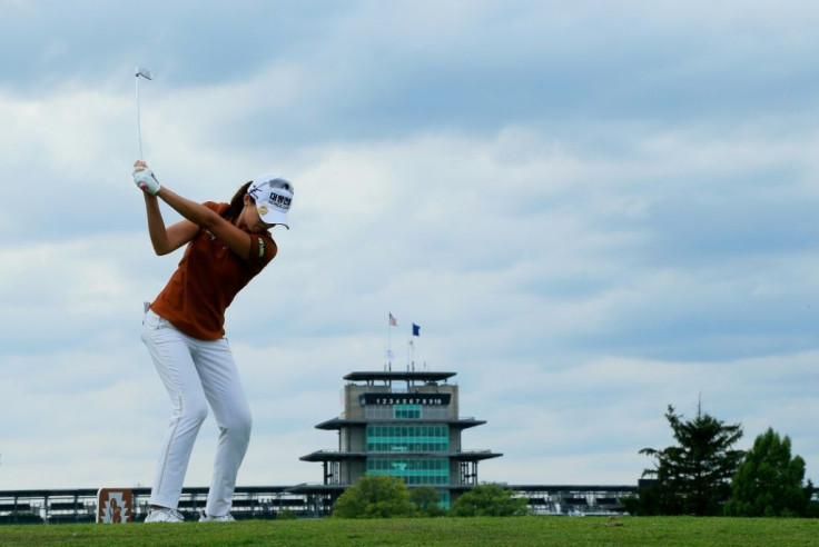 South Korea's Hur Mi-jung capped her first career wire-to-wire LPGA Tour victory with a closing round of 68 on Sunday