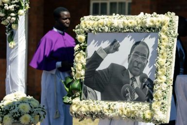 Former Zimbabwe president Robert Mugabe was finally buried in a Christian ceremony this weekend