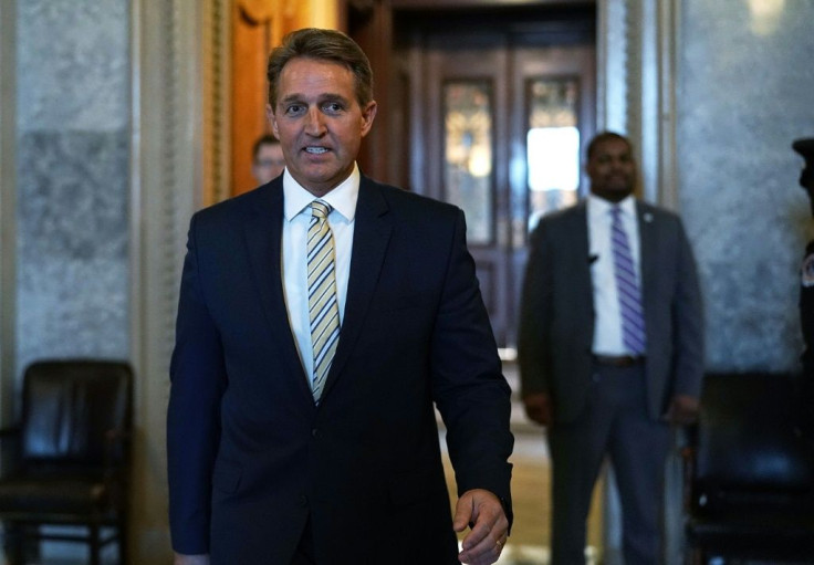 Former Republican senator Jeff Flake of Arizona urged fellow Republicans to oppose the reelection of Donald Trump