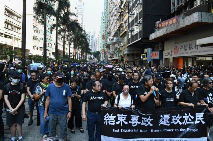 The protests were sparked by a now scrapped plan to allow extradition to mainland China but have snowballed into a much wider movement of popular anger against city leaders and Beijing