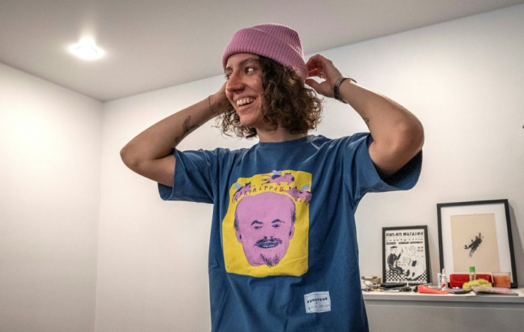 Kultrab T-shirts are not limited to the summer protest movement but include designs of Lenin and a Molotov cocktail as well as slogans referring to drugs legislation and Russian rappers