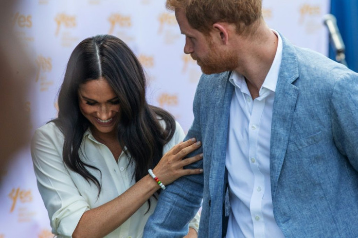 Britain's Prince Harry says his wife Meghan faces "relentless propaganda"