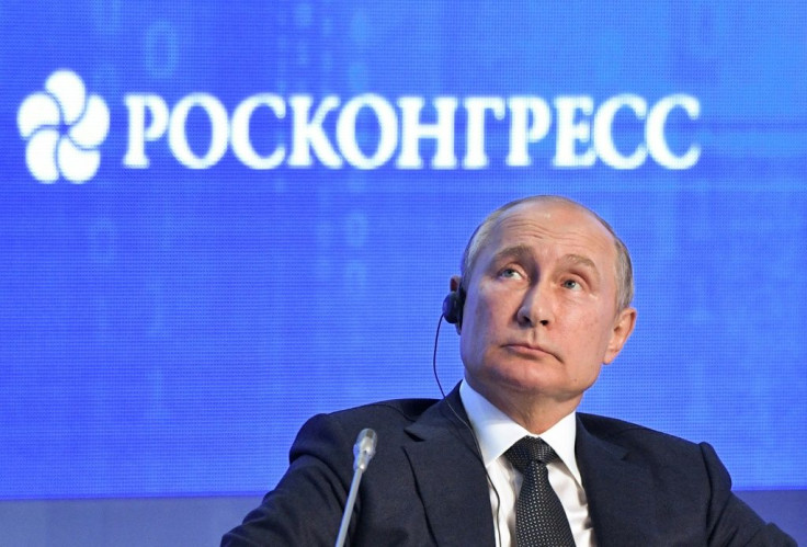 Putin made his comments at the Russian Energy Week forum in Moscow