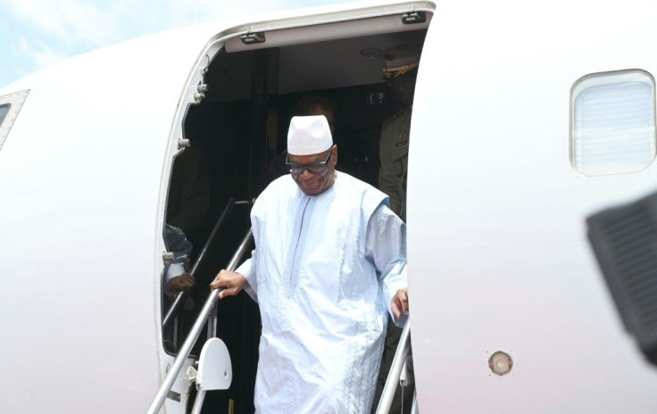 President Ibrahim Boubacar Keita, pictured in September 2019, declared three days of national mourning after the deadly attacks