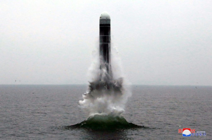 Analysts say the missile was likely launched from an underwater barge or other stationary object, not from a submarine