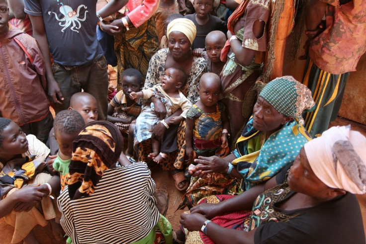 June 2015: Burundian families wait to be registered as refugees at Nyarugusu in northwestern Tanzania