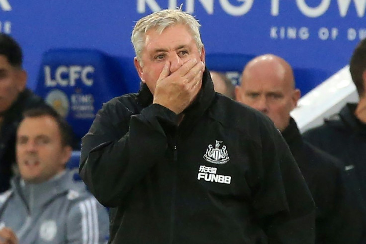 Gobsmacked: Newcastle manager Steve Bruce accused his players of surrendering against Leicester last weekend