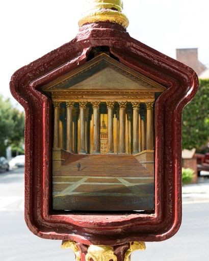 Art on Call, a city-funded restoration effort that ended in 2009, identified 1,100 abandoned fire and police call boxes in Washington and restored 145 to reflect the identity of various neighborhoods -- including this one painted by Peter Waddell