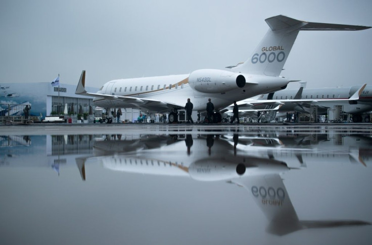 Canadian exports jumped on the back of strong aircraft shipments, including of business jets like the Bombardier Global 6000
