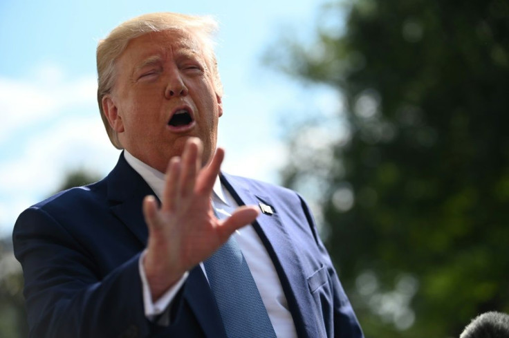 US President Donald Trump says the impeachment probe is a plot against him