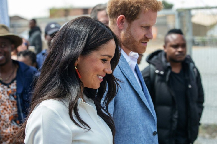 Britain's Prince Harry has said Meghan is being hounded by the press in the same way as his mother