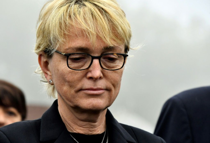 Claude Chirac paid a tearful tribute to her father
