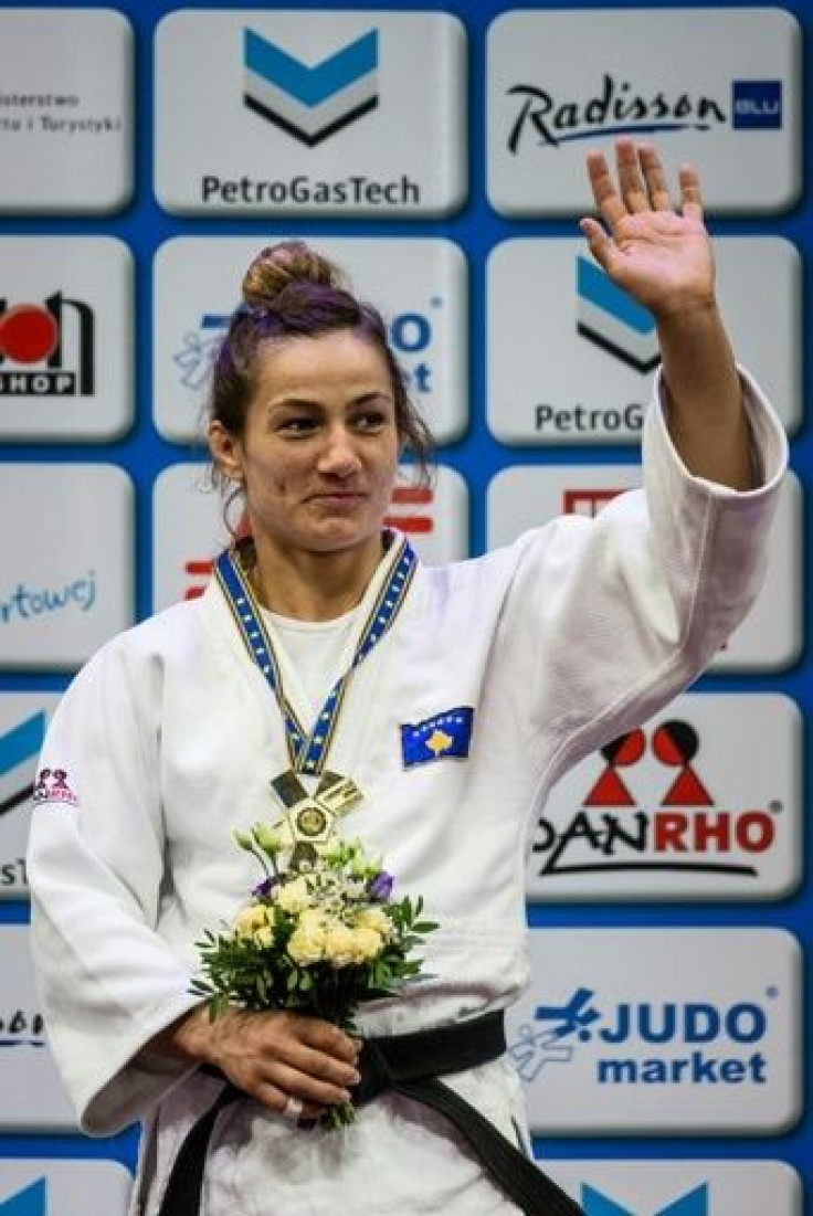 Majlinda Kelmendi is Kosovo's Olympic gold medal-winning judo champion