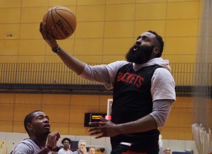 The Rockets are in Japan to play two exhibition games this week against the Toronto Raptors