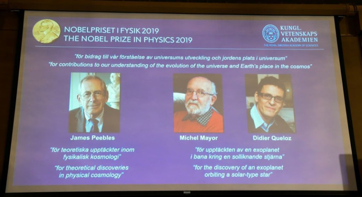 The trio won the Nobel Physics Prize for research increasing our understanding of our place in the universe