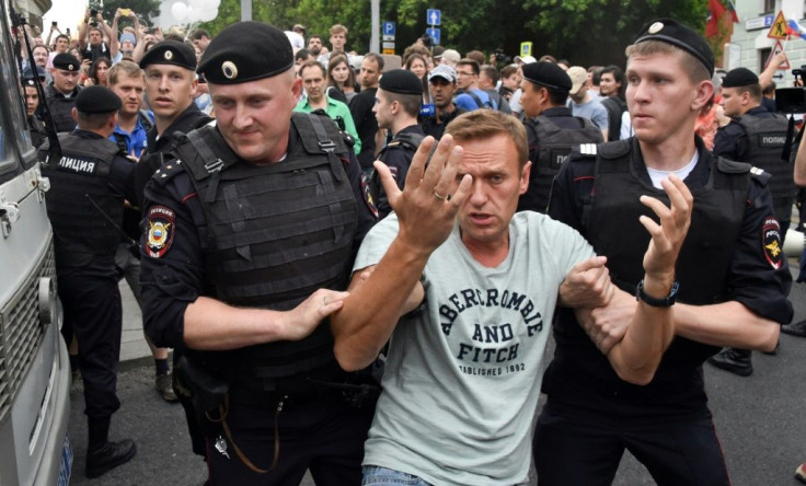 Navalny has been detained multiple times over his opposition activities