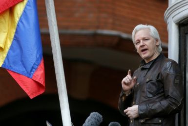Wikileaks founder Julian Assange speaking on the balcony of the Embassy of Ecuador in London in 2017. But where his less public utterances covertly recorded?