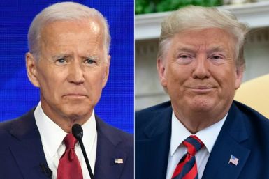 Democratic presidential hopeful Joe Biden (L) says Donald Trump's campaign is being allowed to spread misinformation on Facebook as a result of the social network's policy avoiding fact-checking of political speech and ads