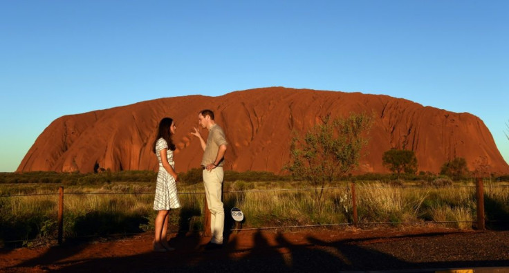 Uluru is popular with foreign tourists to Australia, including Britain's Prince William, who visited with his wife Catherine in 2014
