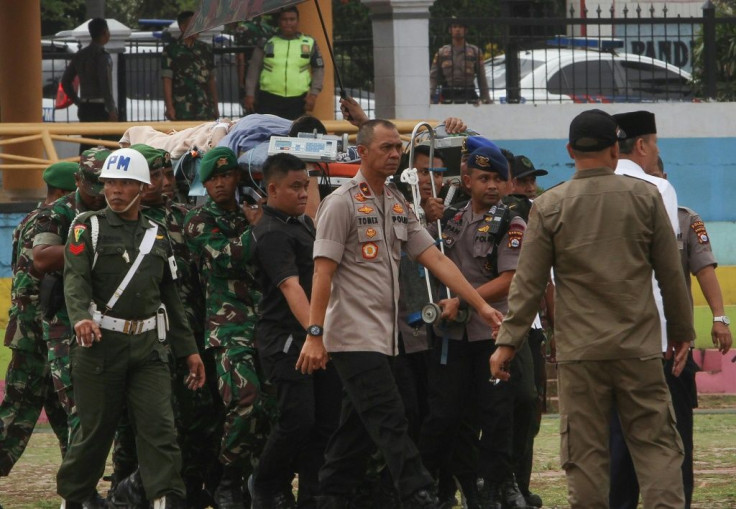 Wiranto was rushed by helicopter to Jakarta after the assassination attempt
