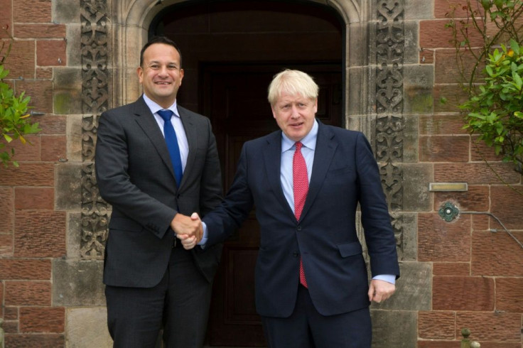 Varadkar, pictured with Johnson, has said he would work 'until the last moment' to get a deal but not at any cost