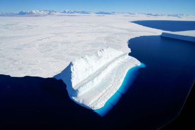 An iceberg in Antarctica's McMurdo Sound photographed by A NASA