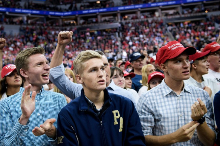 President Donald Trump whipped the crowd into a frenzy