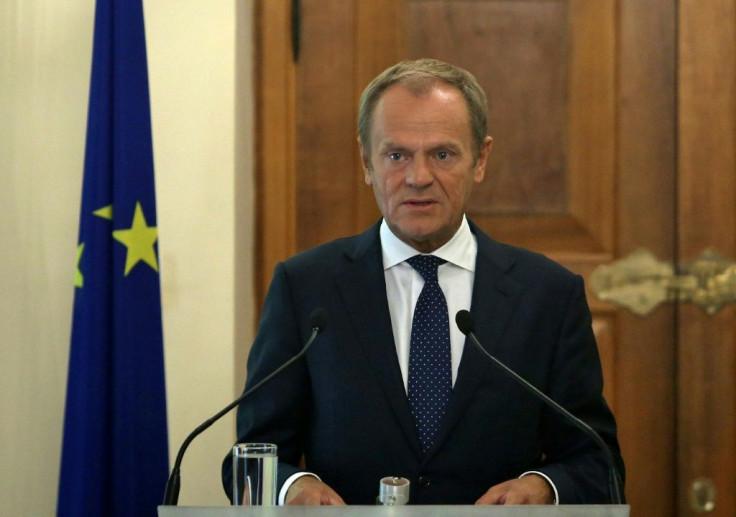 EU Council President Donald Tusk accuses Turkey of attempting to "weaponise" the 3.6 million Syrian refugees it hosts to ward off criticism of its invasion of the war-torn country's Kurdish-ruled northeast
