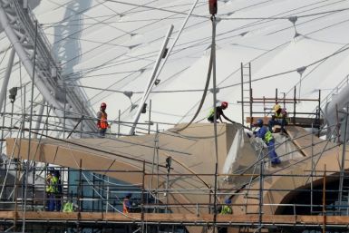 The UN study praised measures taken to reduce the effects of heat on 4,000 workers at one World Cup stadium project