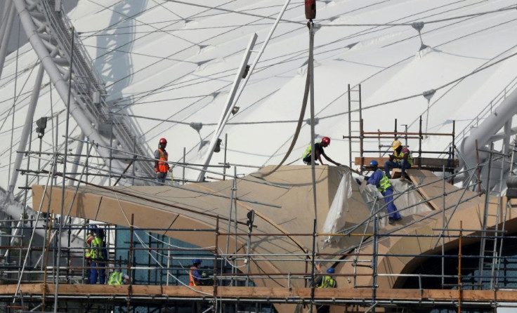 The UN study praised measures taken to reduce the effects of heat on 4,000 workers at one World Cup stadium project