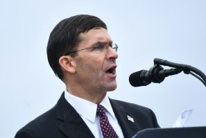 US Secretary of Defense Mark Esper announced the Pentagon is sending 3,000 more troops and two fighter squadrons to support Saudi Arabiqa's defenses against Iran