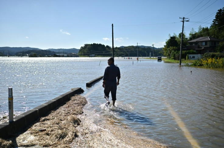 Typhoon Hagibis had cleared land by Sunday morning, but left a trail of destruction in its wake