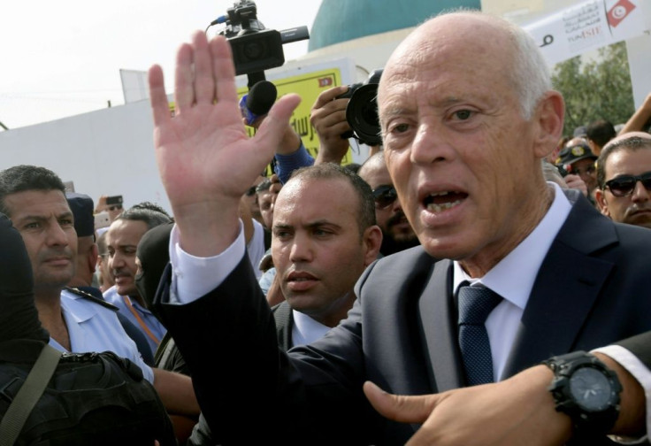 Presidential candidate Kais Saied called on Tunisians to cast their vote "in complete freedom"