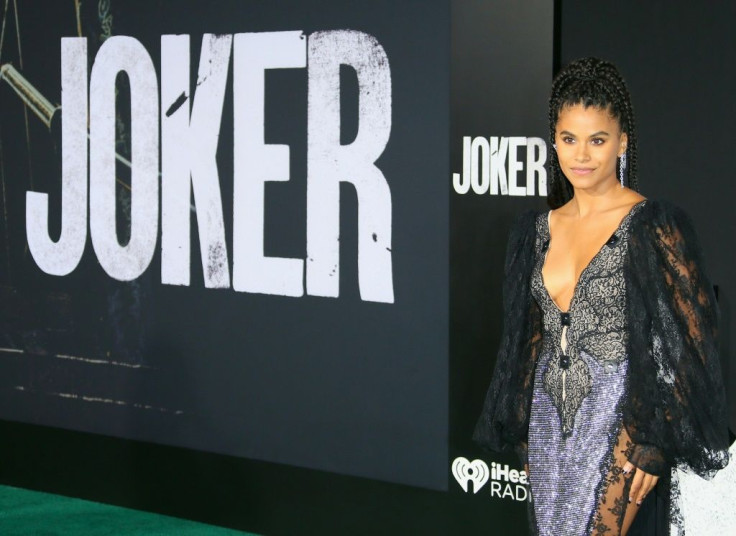 US-German actress Zazie Beetz arrives for the premiere of Warner Bros' "Joker" at TCL Chinese Theatre in Hollywood in September 2019