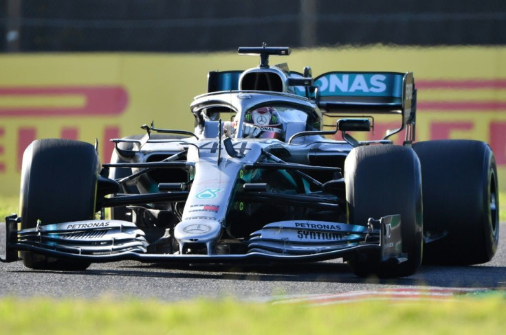 Mercedes' British driver Lewis Hamilton is on course for another drivers' crown, despite only coming third at Suzuka