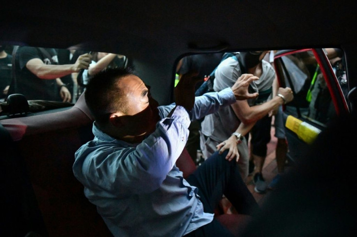 The scenes have provoked debate on the online forums used to organise the largely leaderless protests