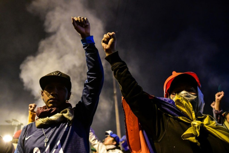 Thousands flooded into the streets of Quito to celebrate shortly after the deal was announced